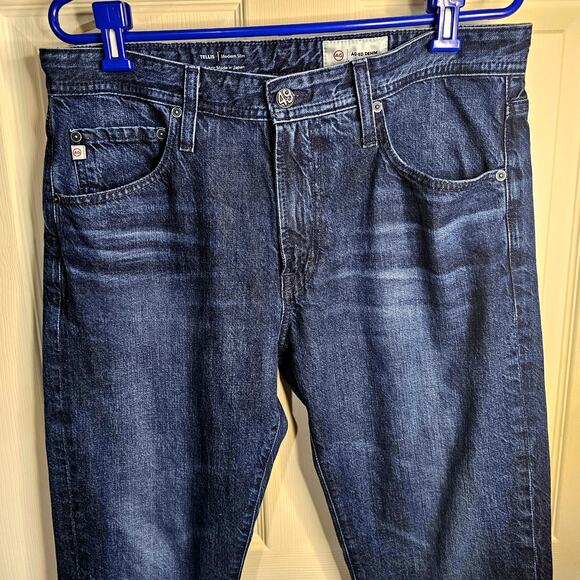 AG-ED Denim Tellis Modern Slim Jeans – Dark Wash, Straight Leg, Men's 34x31 - Picture 3 of 10